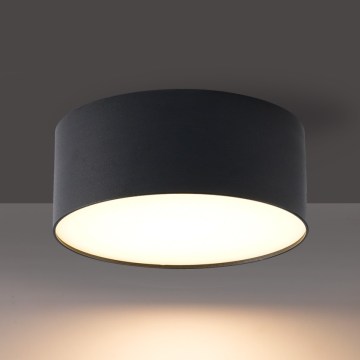 Brilagi - Luminária de tecto LED para casa de banho FORIS LED/20W/230V, diâmetro 15 cm, preto, IP44