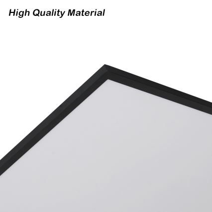 Brilagi - Luminária de teto LED dimerizável SLIMFRAME LED/80W/230V 120x60 cm 3000-6000K preta + controlo remoto