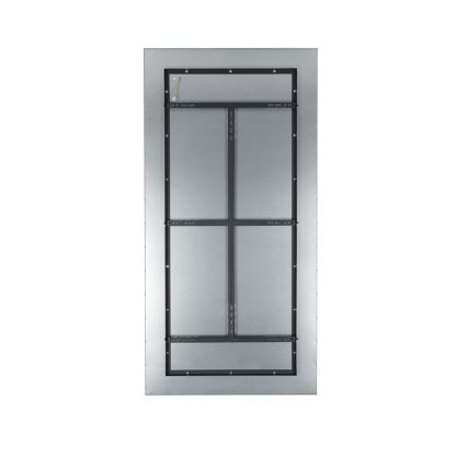 Brilagi - Luminária de teto LED dimerizável SLIMFRAME LED/80W/230V 120x60 cm 3000-6000K preta + controlo remoto
