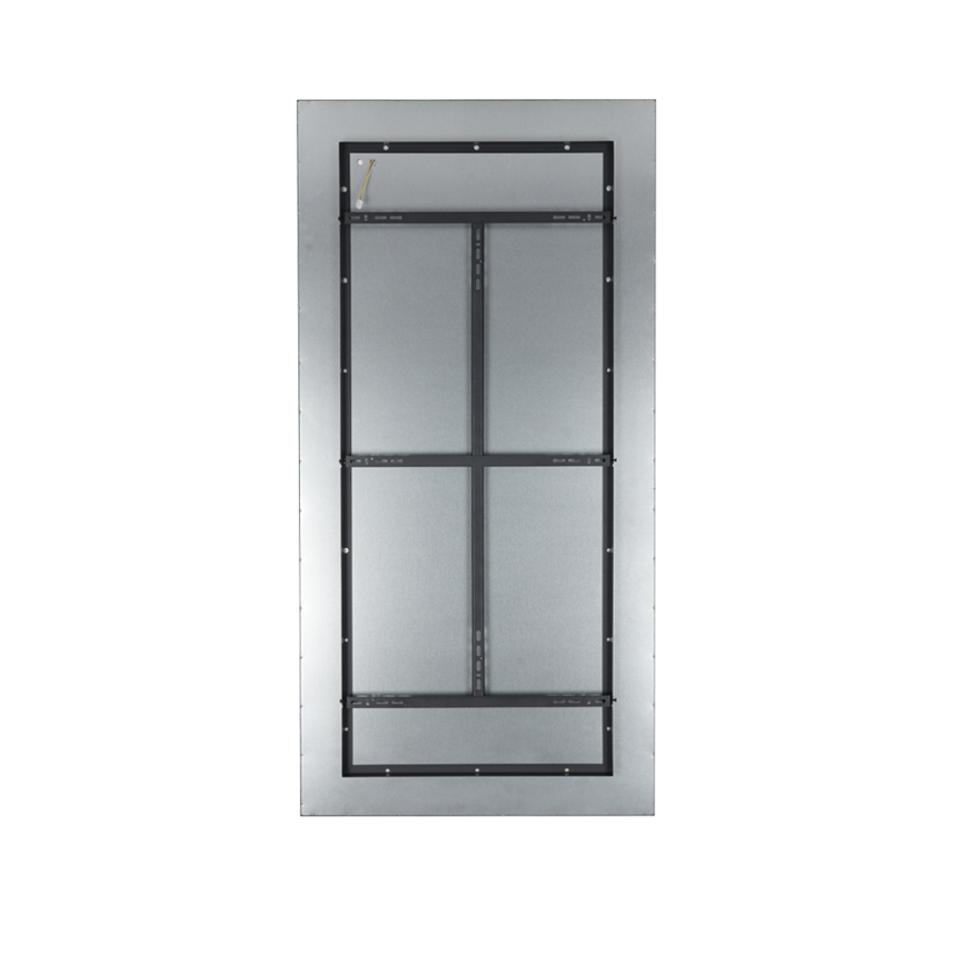 Brilagi - Luminária de teto LED dimerizável SLIMFRAME LED/80W/230V 120x60 cm 3000-6000K preta + controlo remoto