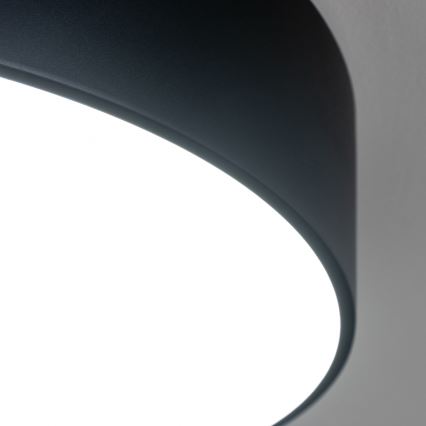 Brilagi - Luminária de tecto para casa de banho POOL 4xE27/15W/230V Ø 50 cm IP54 preta