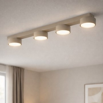 Brilagi - Luminária de teto 4xGX53/12W/230V, bege