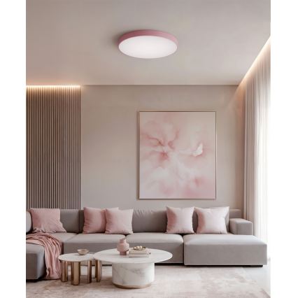 Brilagi - Luminária de teto CLARE 4xE27/24W/230V diâmetro 50 cm rosa