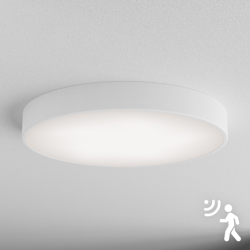 Brilagi - Luminária de teto com sensor CLARE, 5x soquetes E27, 24W/230V, diâmetro 60 cm, branca