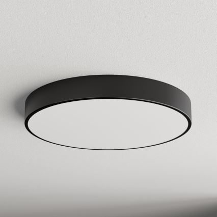 Brilagi - Luminária de teto com sensor CLARE 5xE27/40W/230V Ø 60 cm preta
