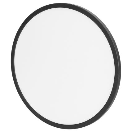 Brilagi - Luminária de teto LED RGBW regulável VIBE LED/36W/230V 3000-6500K Ø 40 cm preta + comando à distância