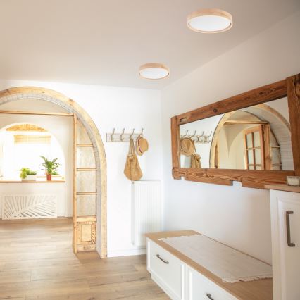 Brilagi - Candeeiro de tecto LED dimerizável MANAROLA LED/24W/230V Ø 42 cm 3000-6500K + comando remoto