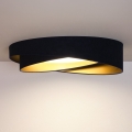 BRILAGI - Luminária de teto dimerizável VELVET TWIST LED/36W/230V 3000-6000K Ø 65 cm Wi-Fi Tuya Beacon azul/dourado + controlo remoto
