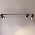 Brilagi - Luminária de teto embutida SELE 3xGU10/30W/230V preta