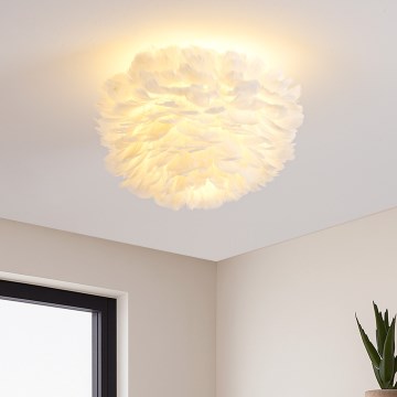 Brilagi - Luminária de teto FEATHER 3xE27/40W/230V diâmetro 40 cm branca