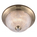 Brilagi - Luminária de teto FRESCO 2xE27/40W/230V Ø 28 cm cromado brilhante