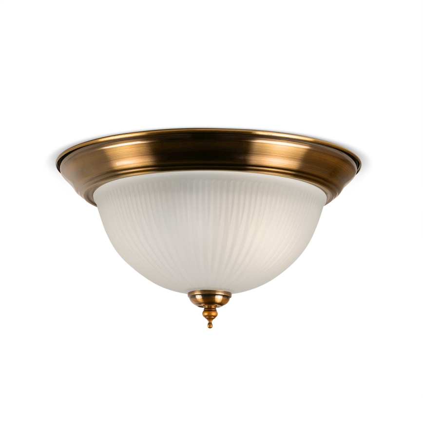 BRILAGI - Luminária de teto FRESCO 2xE27/40W/230V, Ø 28 cm, latão