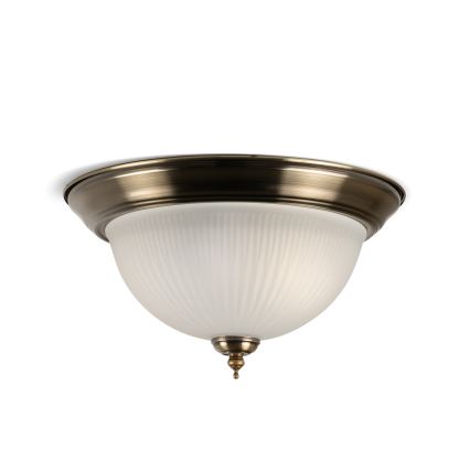 BRILAGI - Luminária de teto FRESCO 2xE27/40W/230V Ø 28 cm latão