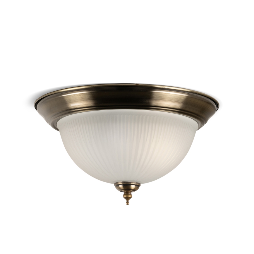 BRILAGI - Luminária de teto FRESCO 2xE27/40W/230V Ø 28 cm latão