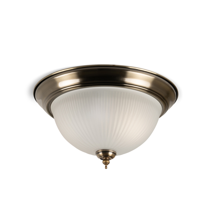 BRILAGI - Luminária de teto FRESCO 2xE27/40W/230V Ø 28 cm latão