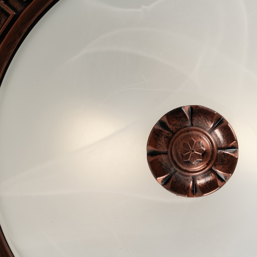 Brilagi - Luminária de teto FRESCO 2xE27/40W/230V Ø 30 cm cobre