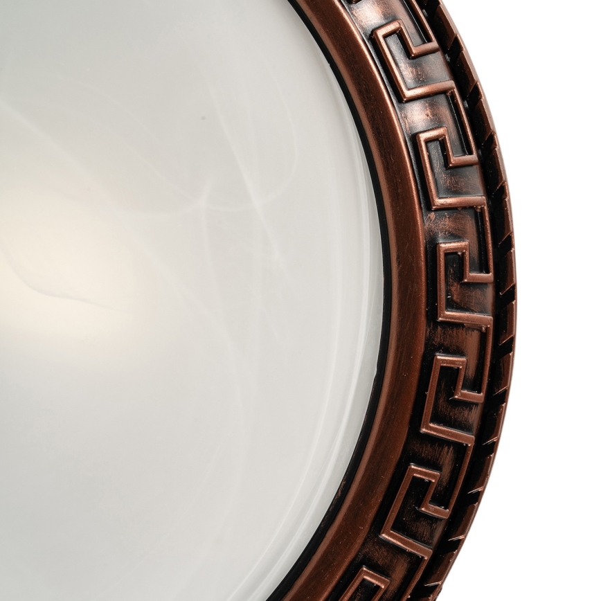Brilagi - Luminária de teto FRESCO 2xE27/40W/230V Ø 30 cm cobre