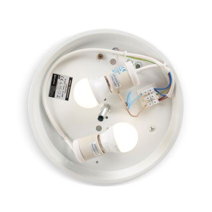 Brilagi - Luminária de teto FRESCO 2xE27/40W/230V Ø 30 cm cobre
