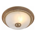 Brilagi - Luminária de teto FRESCO 2xE27/40W/230V Ø 30 cm dourada
