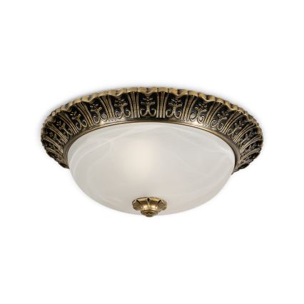 Brilagi - Luminária de teto FRESCO 2xE27/40W/230V Ø 30 cm dourada