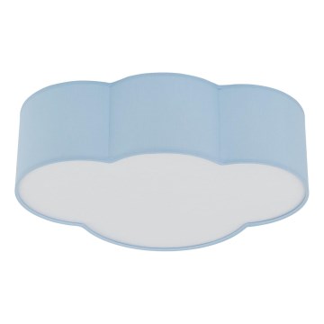 Brilagi - Luminária de teto infantil NIMBUS MINI 2xE27/15W/230V 31x43 cm azul