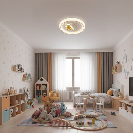 Brilagi - Candeeiro de tecto infantil LED THUNDER LED/90W/230V 3000/4500/6000K Ø 50 cm