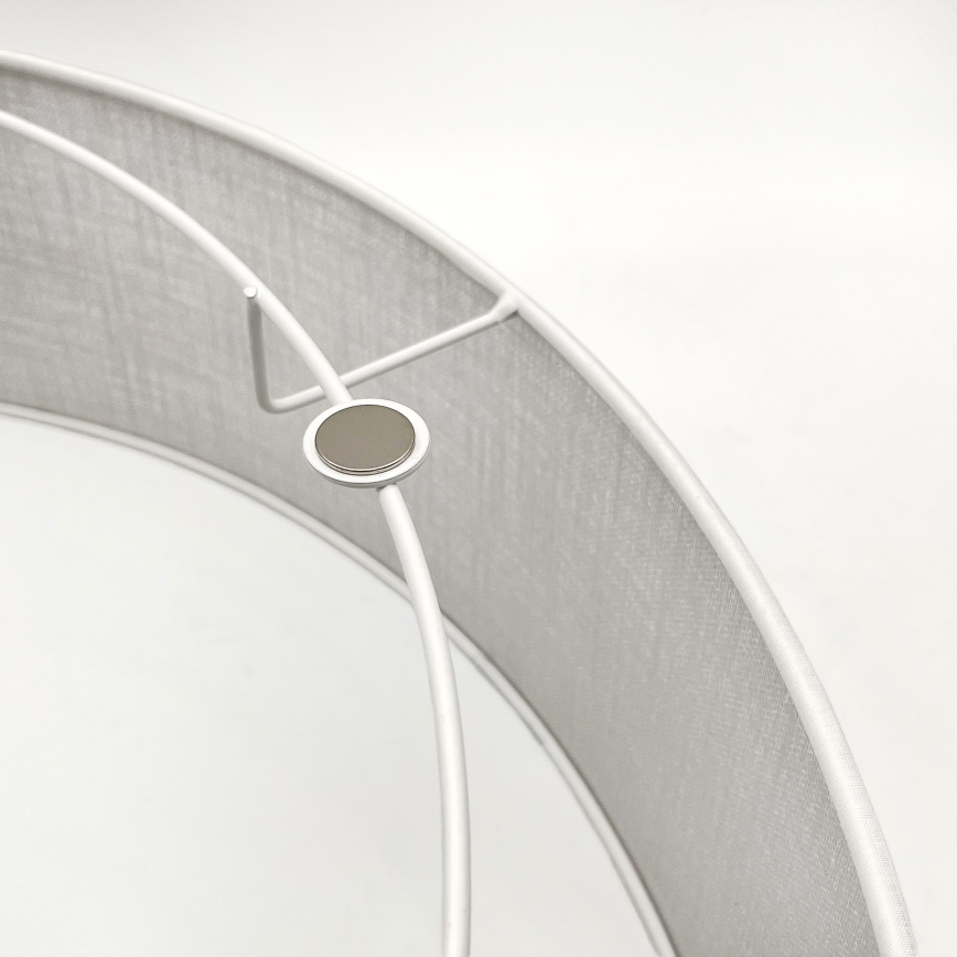 Brilagi - Luminária de Teto LED BELLADONNA 3xE27/15W/230V diâmetro 50 cm branco/carvalho nogueira