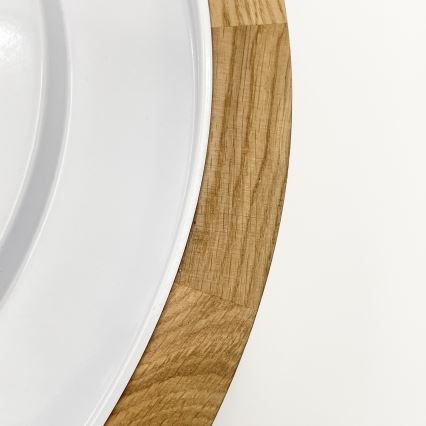 Brilagi - Luminária de teto LED BELLADONNA LED/36W/230V Ø 40 cm creme/carvalho