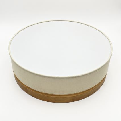 Brilagi - Luminária de teto LED BELLADONNA LED/36W/230V Ø 40 cm creme/carvalho