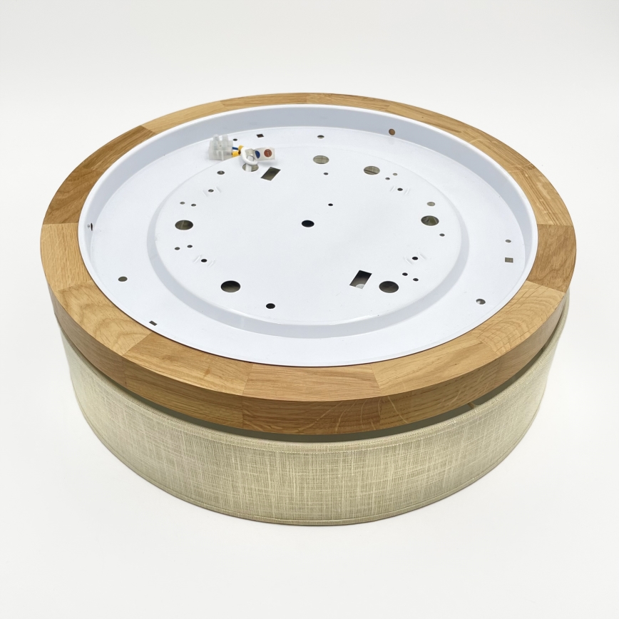 Brilagi - Luminária de teto LED BELLADONNA LED/36W/230V Ø 40 cm creme/carvalho