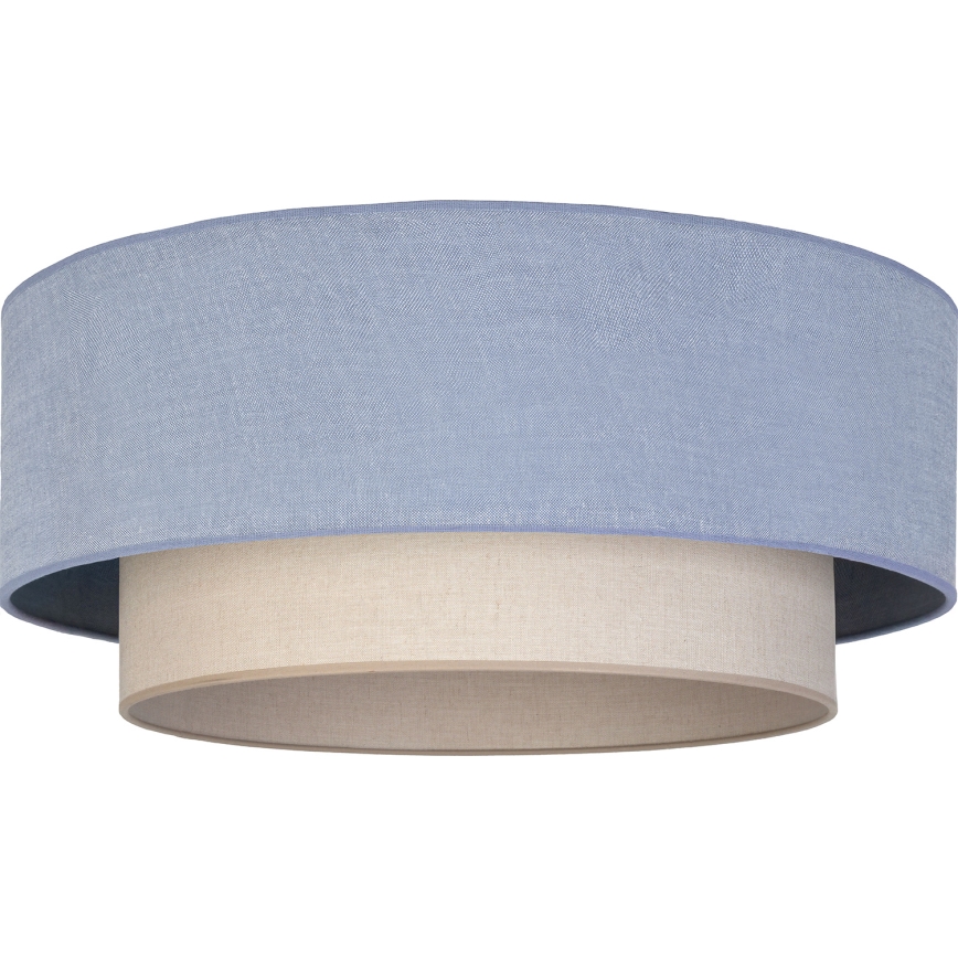 Brilagi - Luminária de teto LED BOHO ECO 1xE27/10W/230V diâmetro 40 cm azul/creme