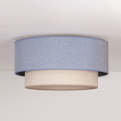 Brilagi - Luminária de teto LED BOHO ECO 1xE27/10W/230V diâmetro 40 cm azul/creme