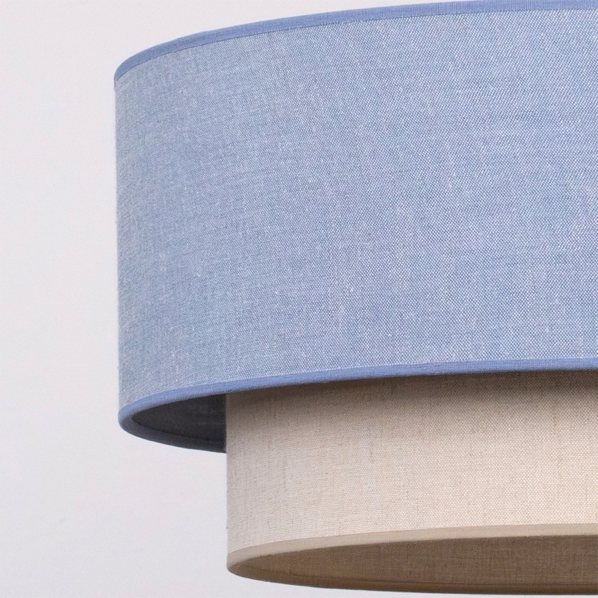 Brilagi - Luminária de teto LED BOHO ECO 1xE27/10W/230V diâmetro 40 cm azul/creme
