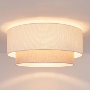 Brilagi - Luminária de Teto LED BOHO ECO 1xE27/10W/230V Ø 40 cm creme