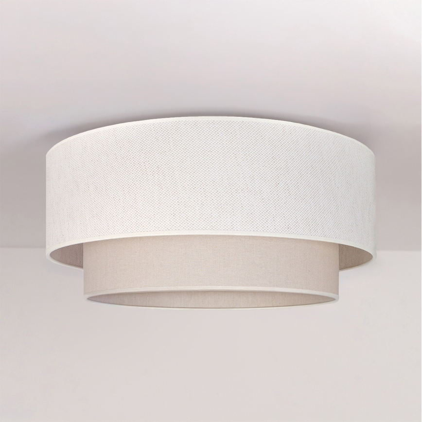 Brilagi - Luminária de Teto LED BOHO ECO 1xE27/10W/230V Ø 40 cm creme