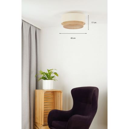 Brilagi - Luminária de Teto LED ESTILO BOHO 1xE27/15W/230V diâmetro 40 cm