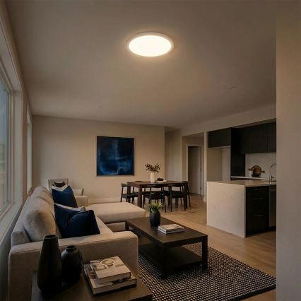 Brilagi - Luminária de teto LED CARLOS LED/24W/230V diâmetro 40 cm branca