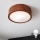 Brilagi - Luminária de Teto LED CARVALHO 1xE27/15W/230V carvalho/cerejeira Ø 27 cm