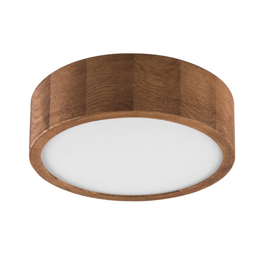 Brilagi - Luminária de Teto LED CARVALHO 1xE27/15W/230V carvalho/cerejeira Ø 27 cm