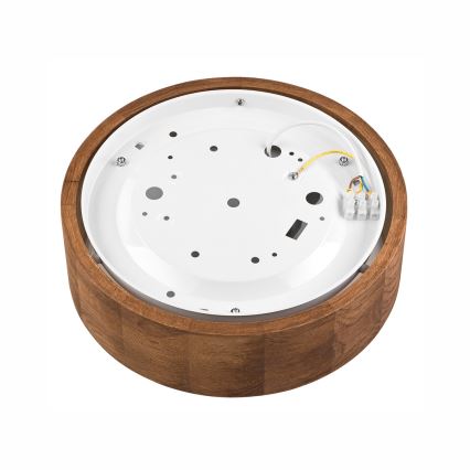 Brilagi - Luminária de Teto LED CARVALHO 1xE27/15W/230V carvalho/cerejeira Ø 27 cm