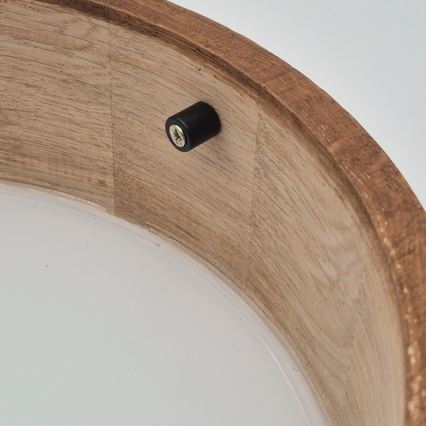 Brilagi - Luminária de Teto LED CARVALHO 1xE27/60W/230V carvalho cereja diâmetro 27 cm