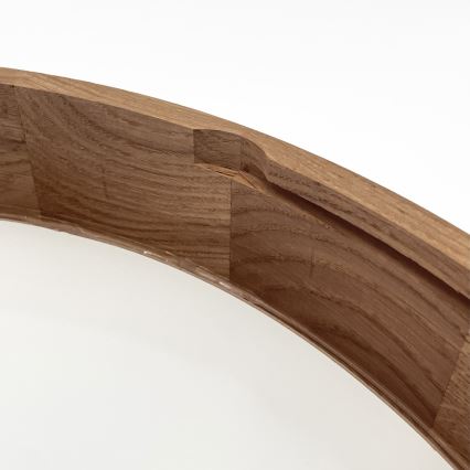 Brilagi - Luminária de teto LED CARVALHO 4xE27/60W/230V, acabamento carvalho/cerejeira, Ø 57,5 cm