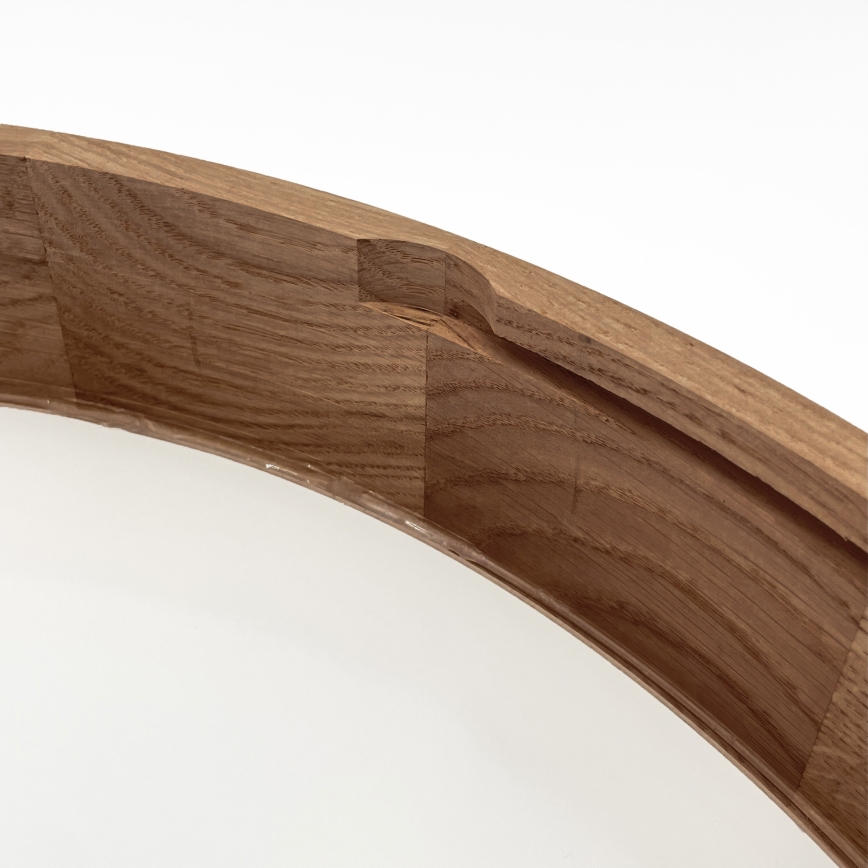 Brilagi - Luminária de teto LED CARVALHO 4xE27/60W/230V, acabamento carvalho/cerejeira, Ø 57,5 cm