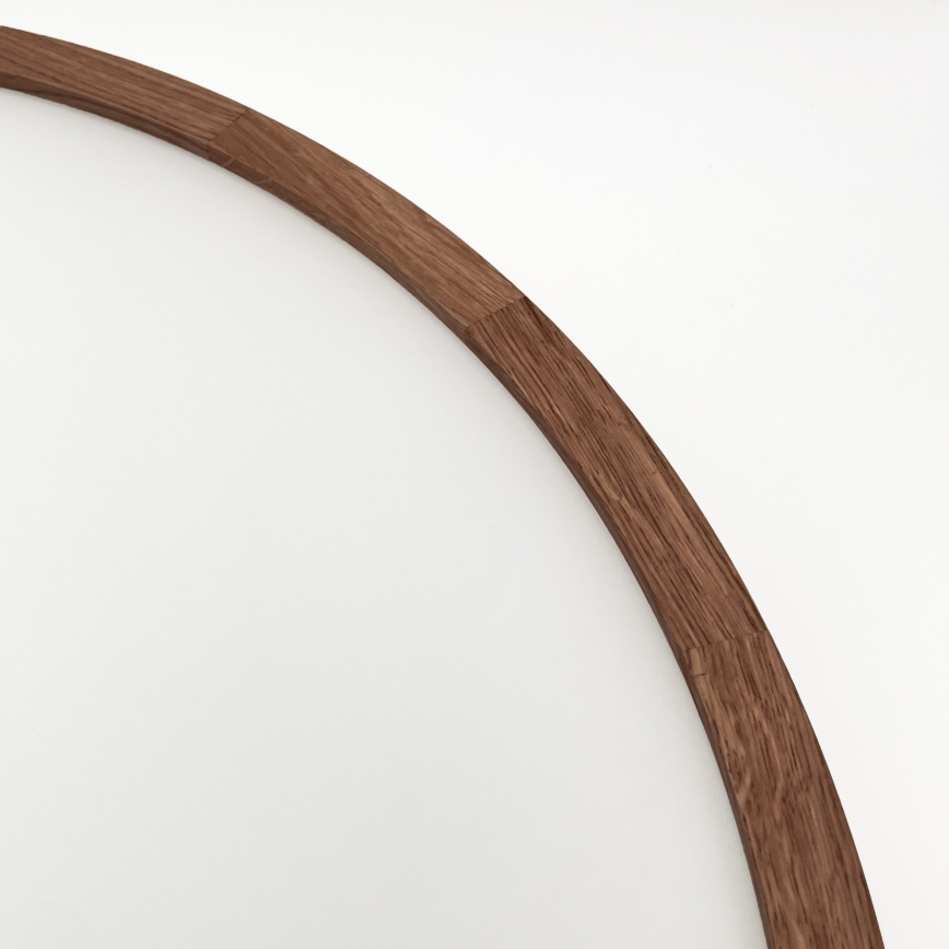 Brilagi - Luminária de teto LED CARVALHO 4xE27/60W/230V, acabamento carvalho/cerejeira, Ø 57,5 cm