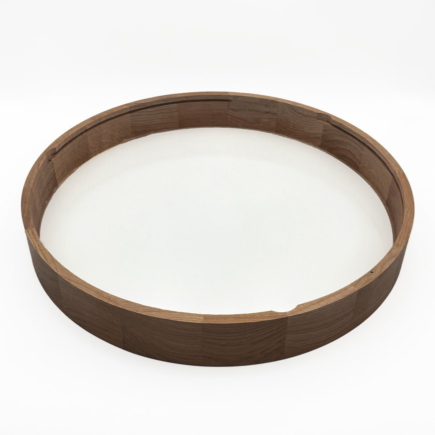 Brilagi - Luminária de teto LED CARVALHO 4xE27/60W/230V, acabamento carvalho/cerejeira, Ø 57,5 cm