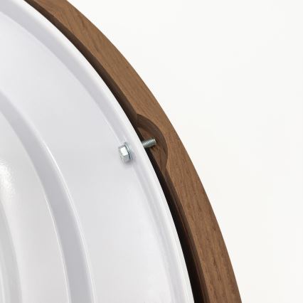 Brilagi - Luminária de teto LED CARVALHO 4xE27/60W/230V, acabamento carvalho/cerejeira, Ø 57,5 cm