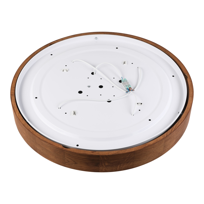 Brilagi - Luminária de teto LED CARVALHO 4xE27/60W/230V, acabamento carvalho/cerejeira, Ø 57,5 cm