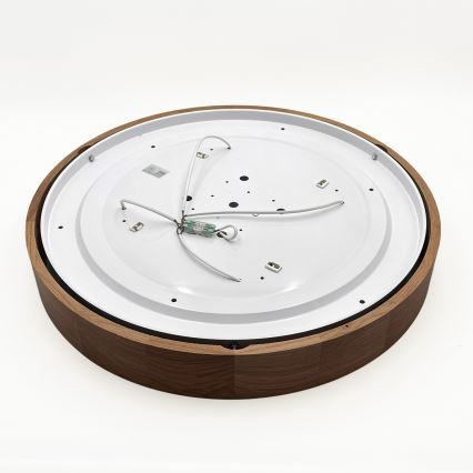 Brilagi - Luminária de teto LED CARVALHO 4xE27/60W/230V, acabamento carvalho/cerejeira, Ø 57,5 cm