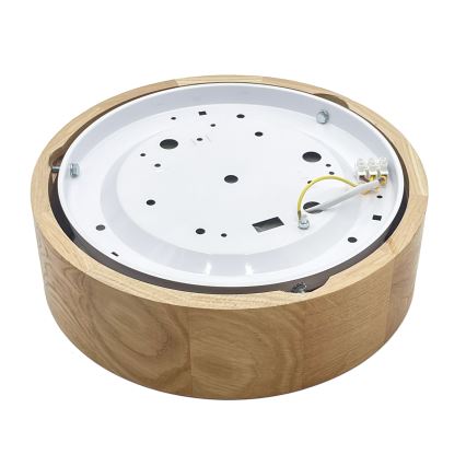 Brilagi - Luminária de teto LED CARVALHO LED/20W/230V, acabamento carvalho, Ø 27,5 cm