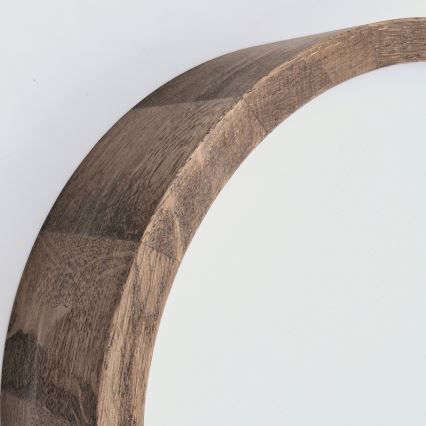 Brilagi - Luminária de Teto LED CARVALHO SLIM 1xE27/60W/230V carvalho nogueira diâmetro 27 cm